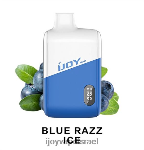iJOY Bar IC8000 חַד פַּעֲמִי FLFJ6179 iJoy review קרח כחול razz